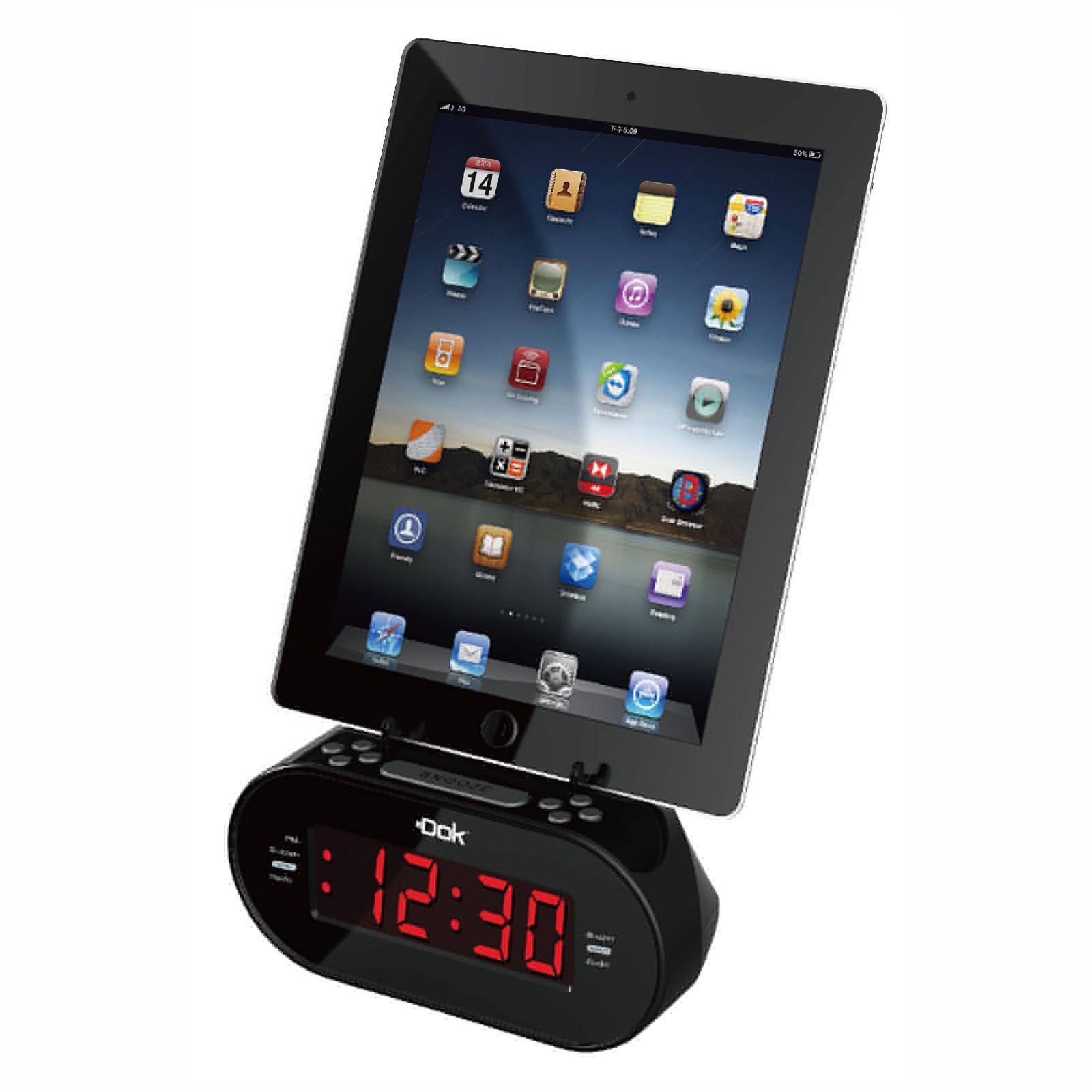 CR08 - Universal Charger With Alarm Clock CR08 - Universal Charger With Alarm Clock